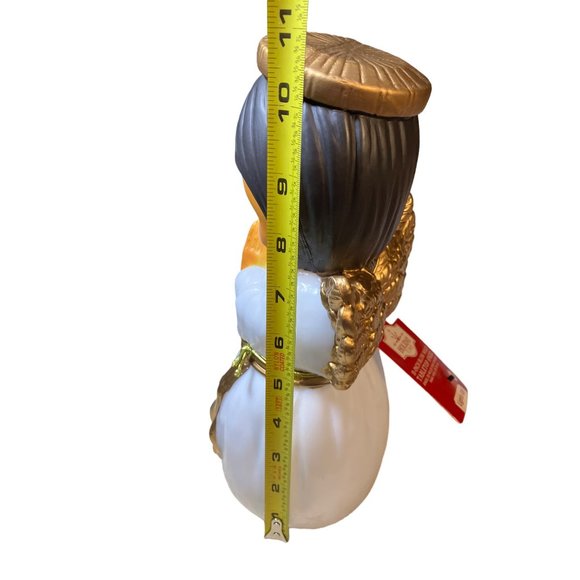 Blow Mold 11 Inch Tabletop Angel Christmas Decor - Picture 8 of 12